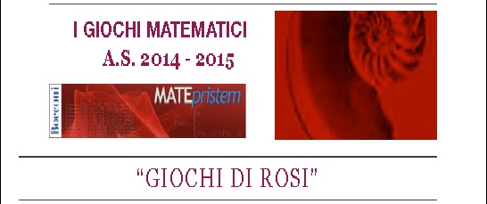 I GIOCHI MATEMATICI A. S. 2014-2015